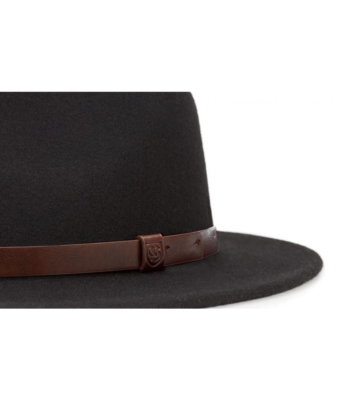 Brixton black felt fedora